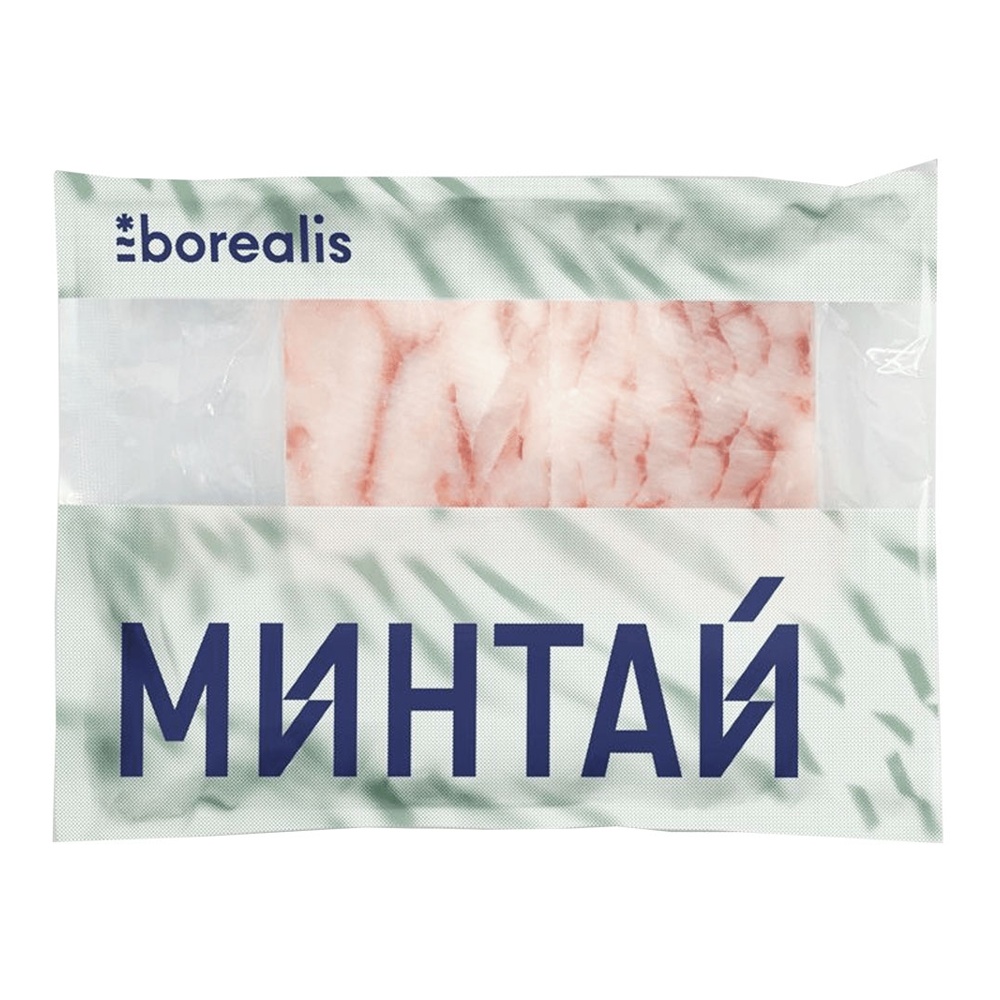 Минтай Бореалис тихоокеанский с/м б/кожи б/костей 300г