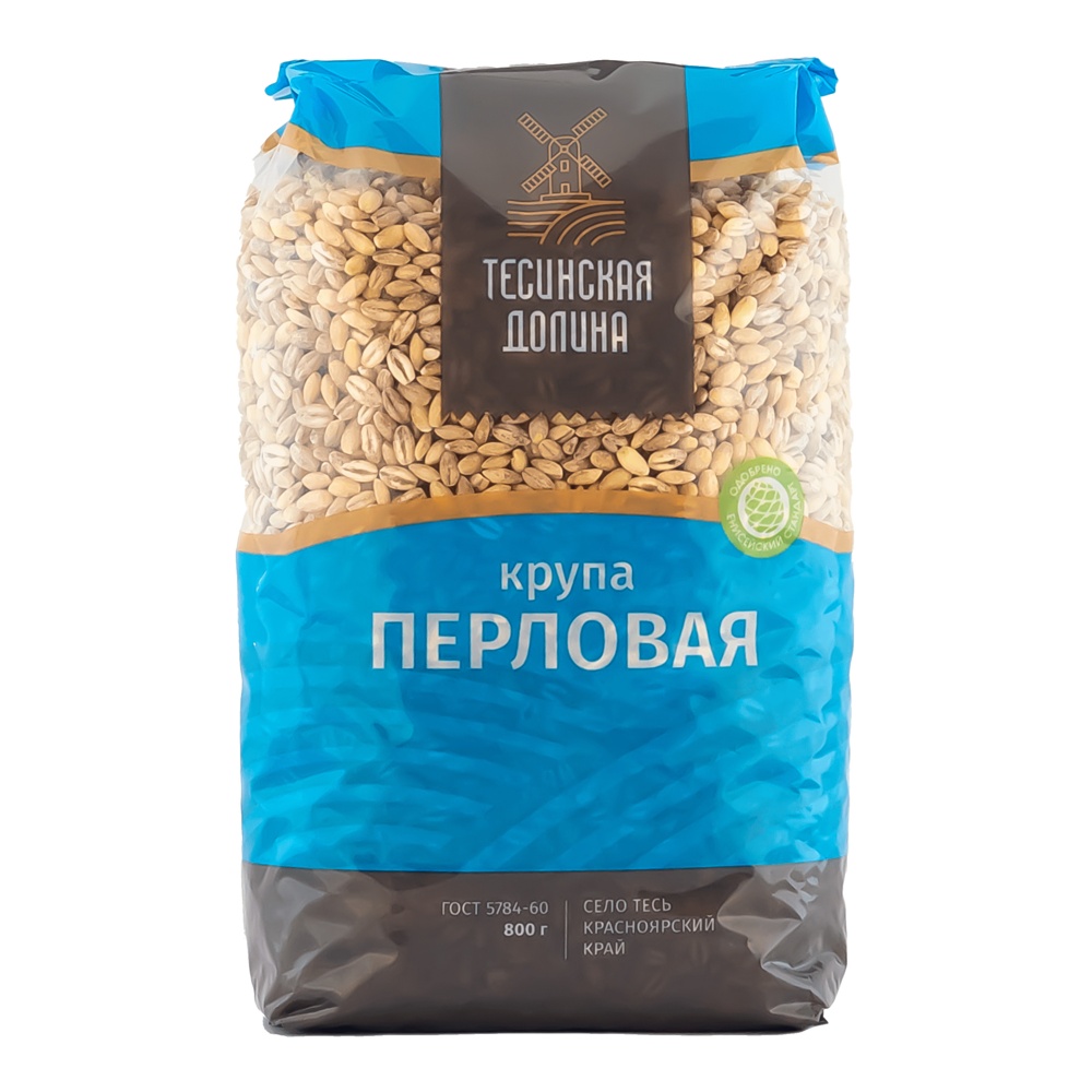 Крупа Тесинская долина Перловая 800г