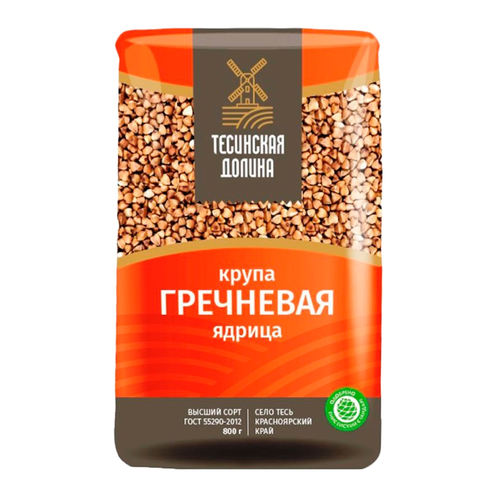 Крупа Тесинская долина Гречка ядрица 800г