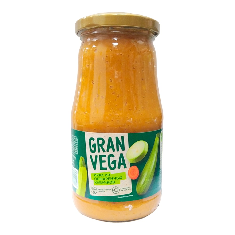 Икра Гранвега из кабачков обжаренных 520г ст/б