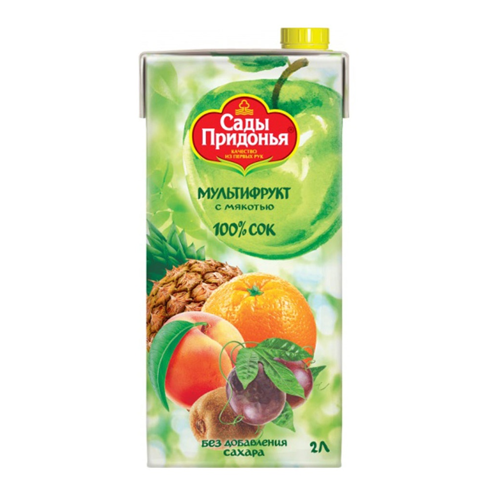 Сок Сады Придонья 2л Мультифрукт с мякотью