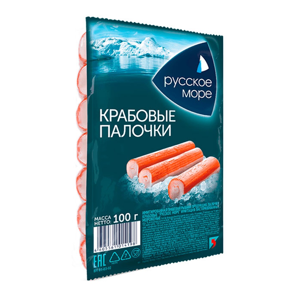 Палочки крабовые Русское море с/м 200г