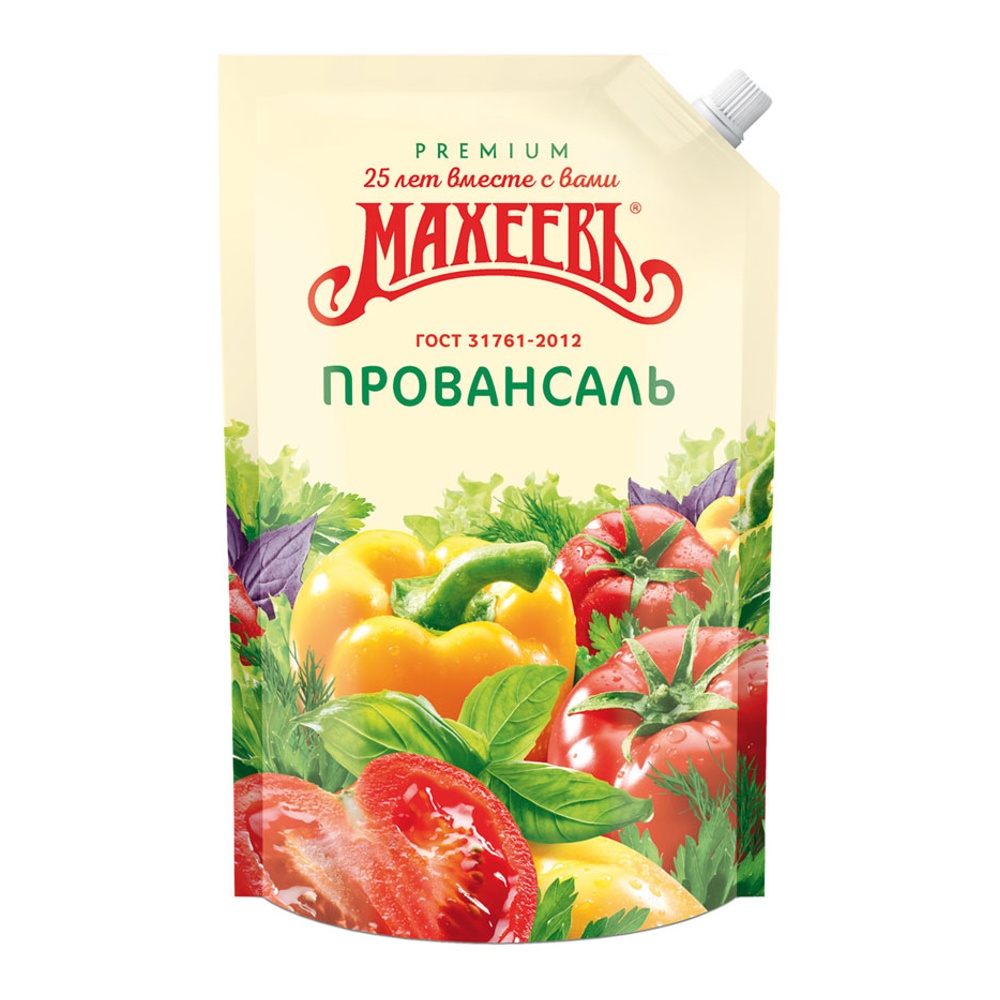 Соус майонезный Махеевъ Провансаль 40% 630г дой-пак с дозатором