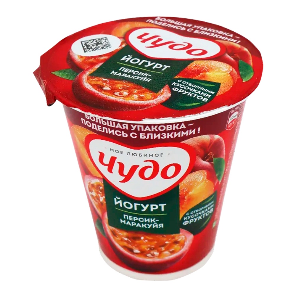 Йогурт Чудо 2% 290г персик-маракуйя; 8