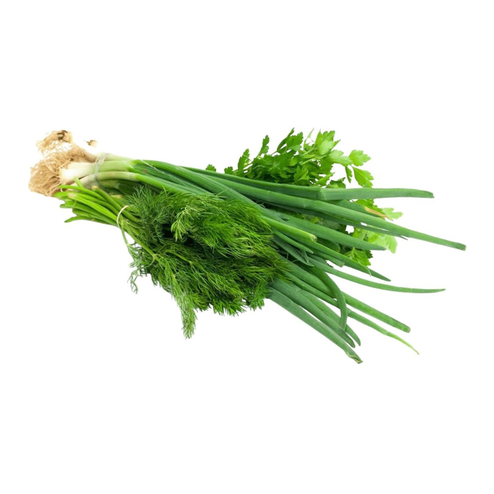 Набор зелени (лук зеленый, укроп, петрушка) 100г Багира