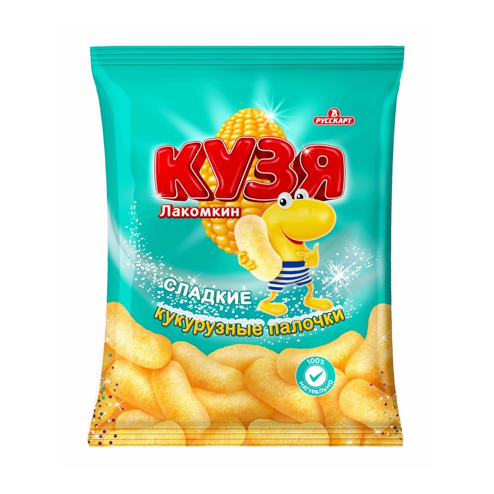 Палочки кукурузные Кузя Лакомкин 100г; 15