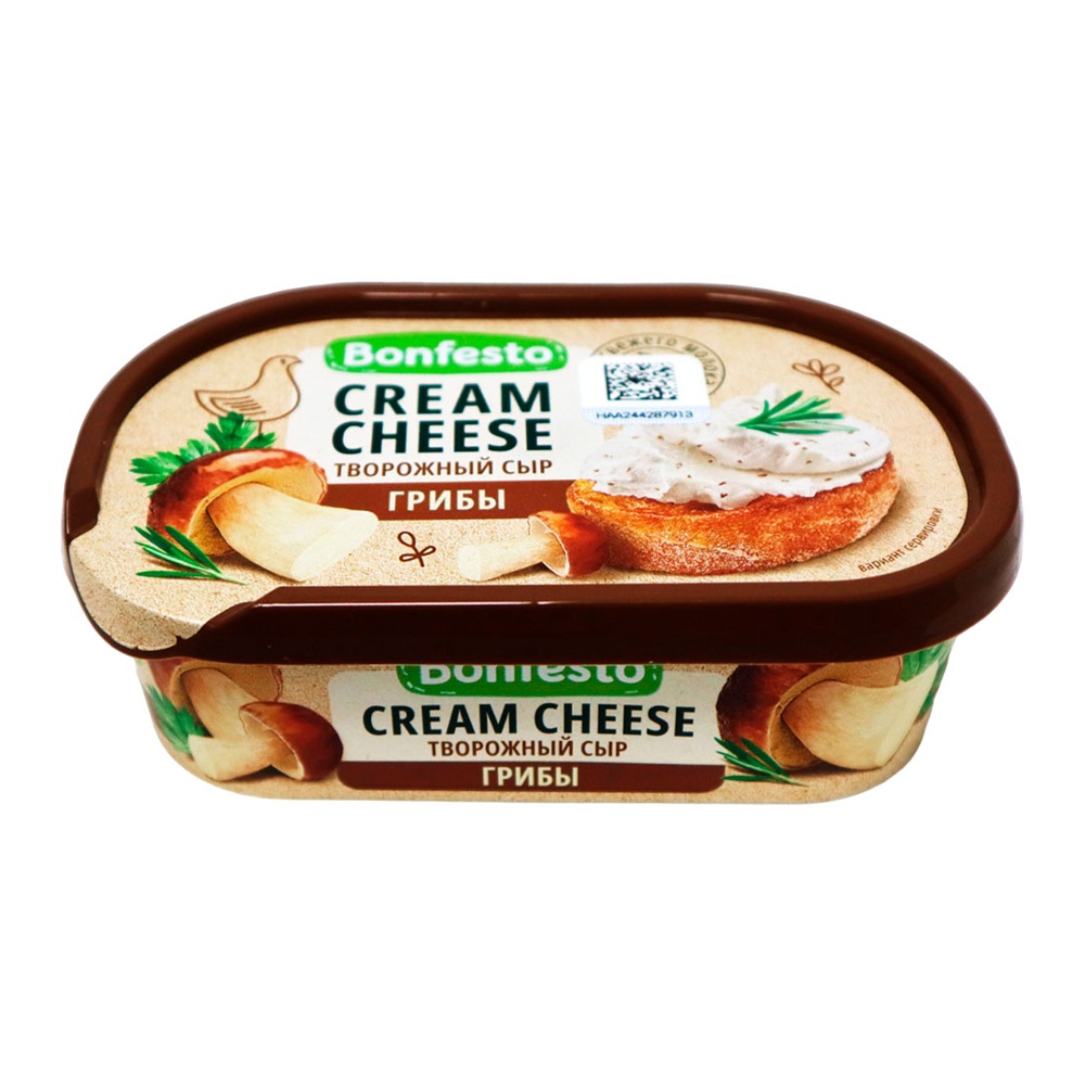 Сыр Кремчиз Бонфесто грибы 65% 140г; 12