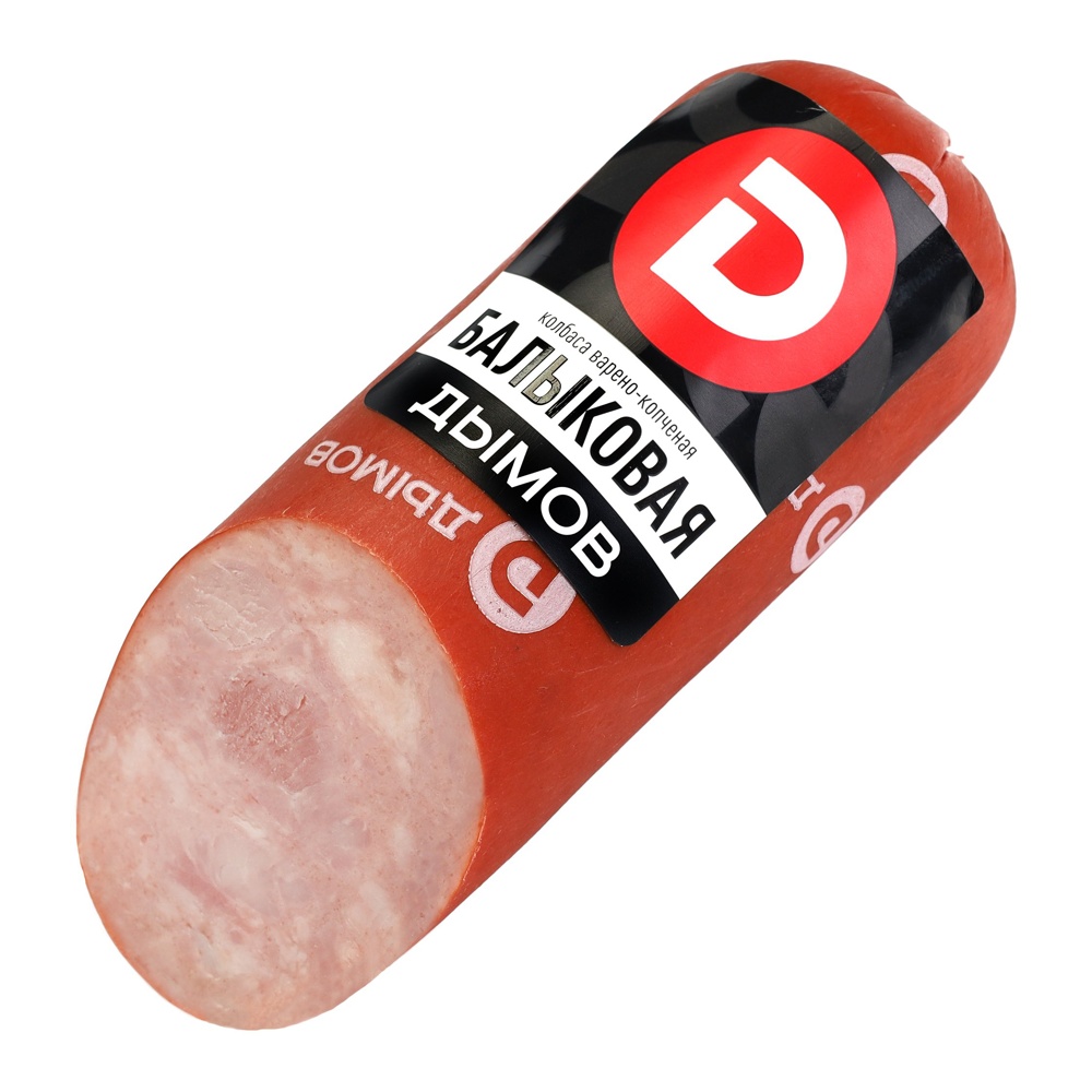 Колбаса Дымов Балыковая в/к 330г в/у