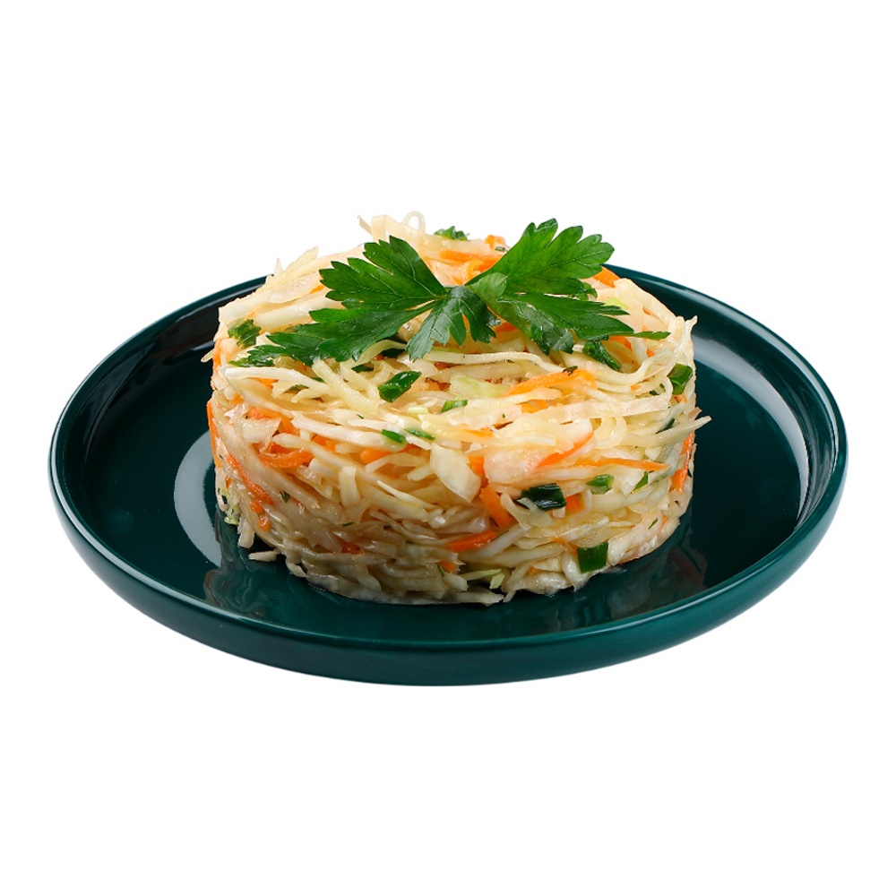 Салат из маринованной капусты с зеленым луком 150г контейнер Командор