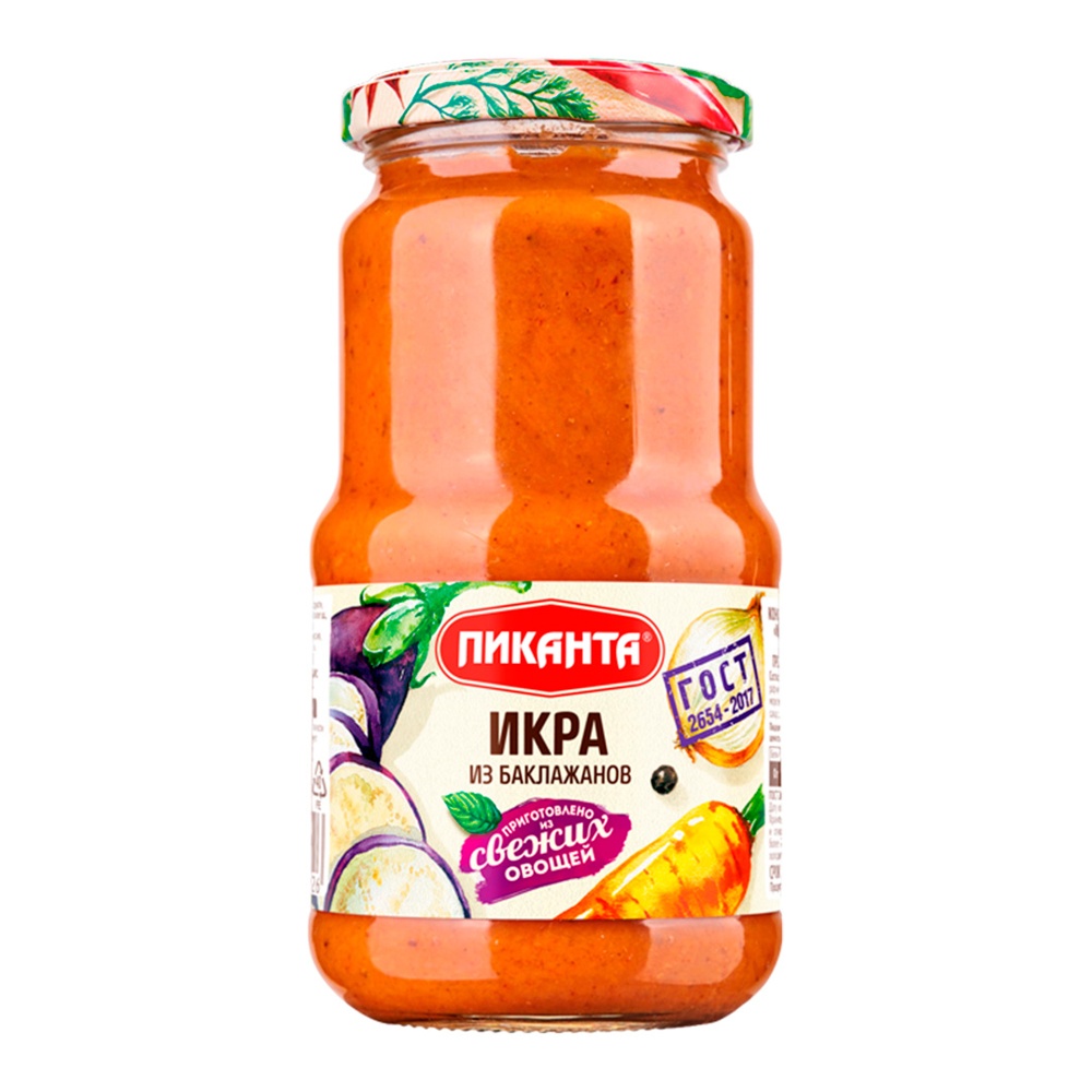 Икра Пиканта из баклажанов 450г ст/б
