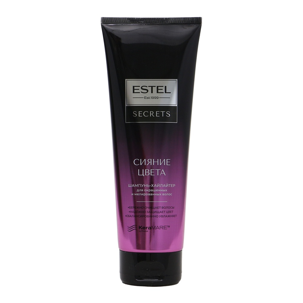 Шампунь Эстель Сикретс Сияние цвета для окрашенных и мелированных волос 250мл