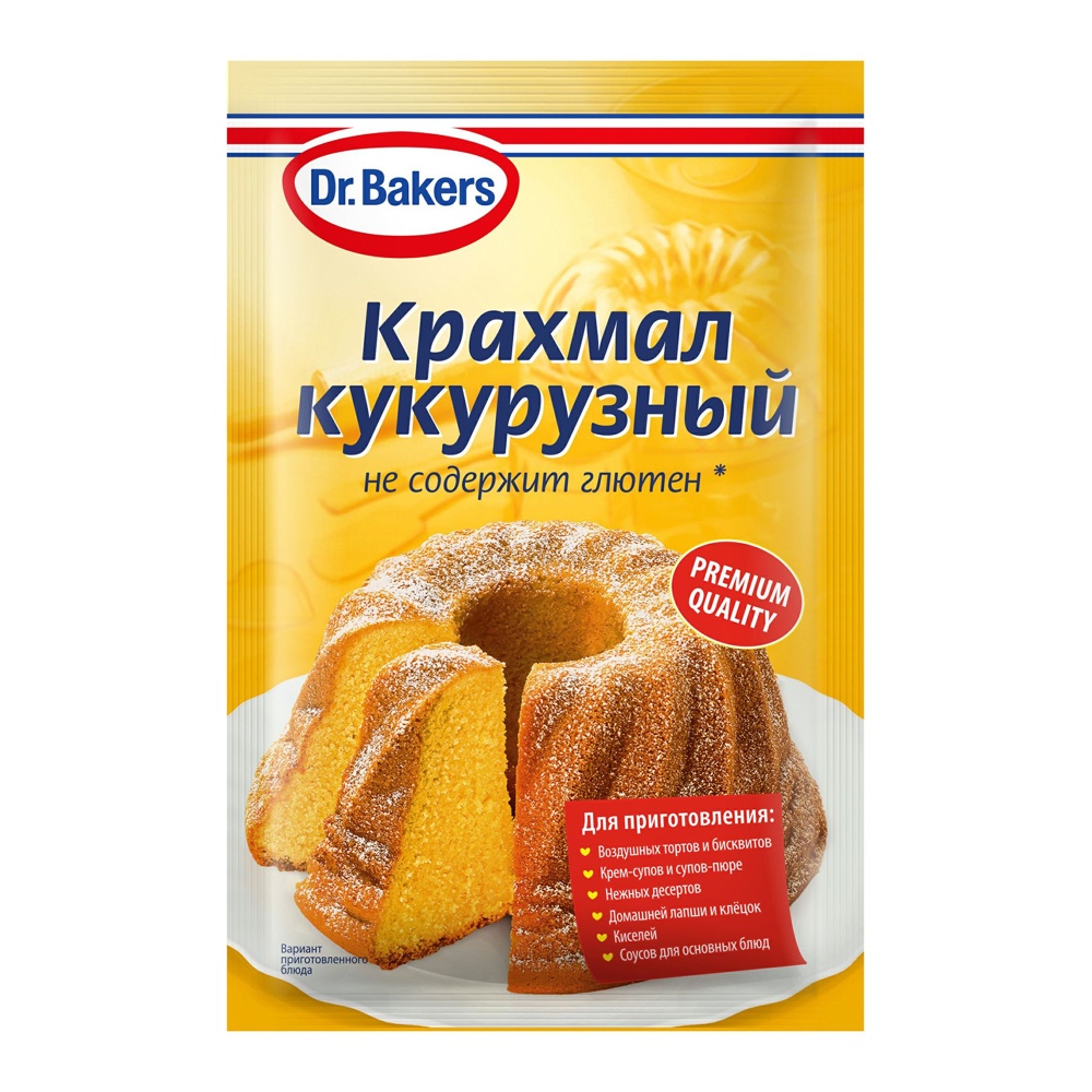 Крахмал кукурузный Д-р Бейкерс 100г