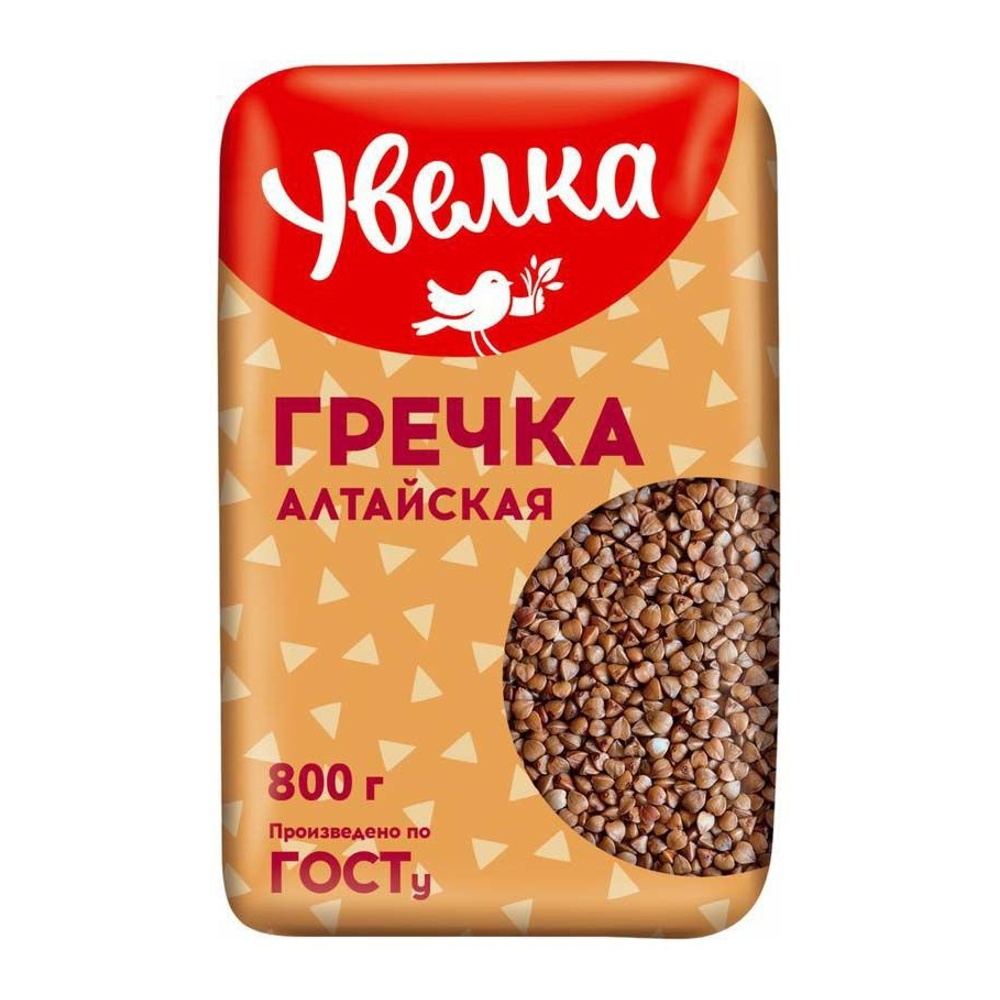 Крупа Увелка Гречка ядрица Алтайская 800г; 8