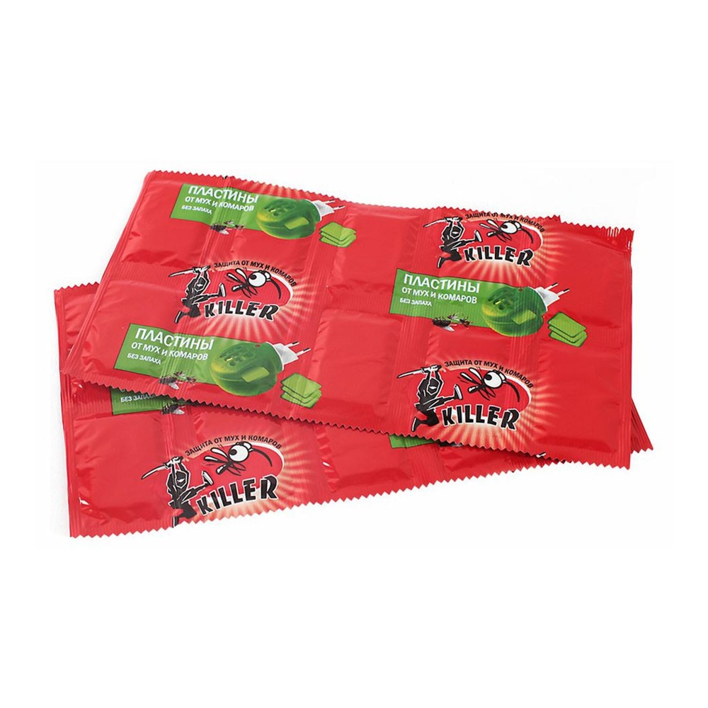 Пластины от мух и комаров Кинкила б/запаха 10шт; 200