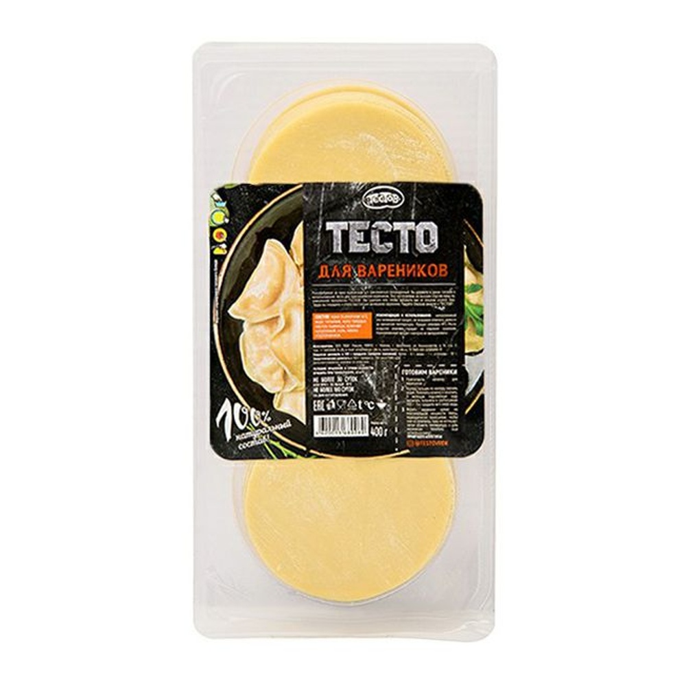 Тесто для вареников и мантов с/м 400г Тестов