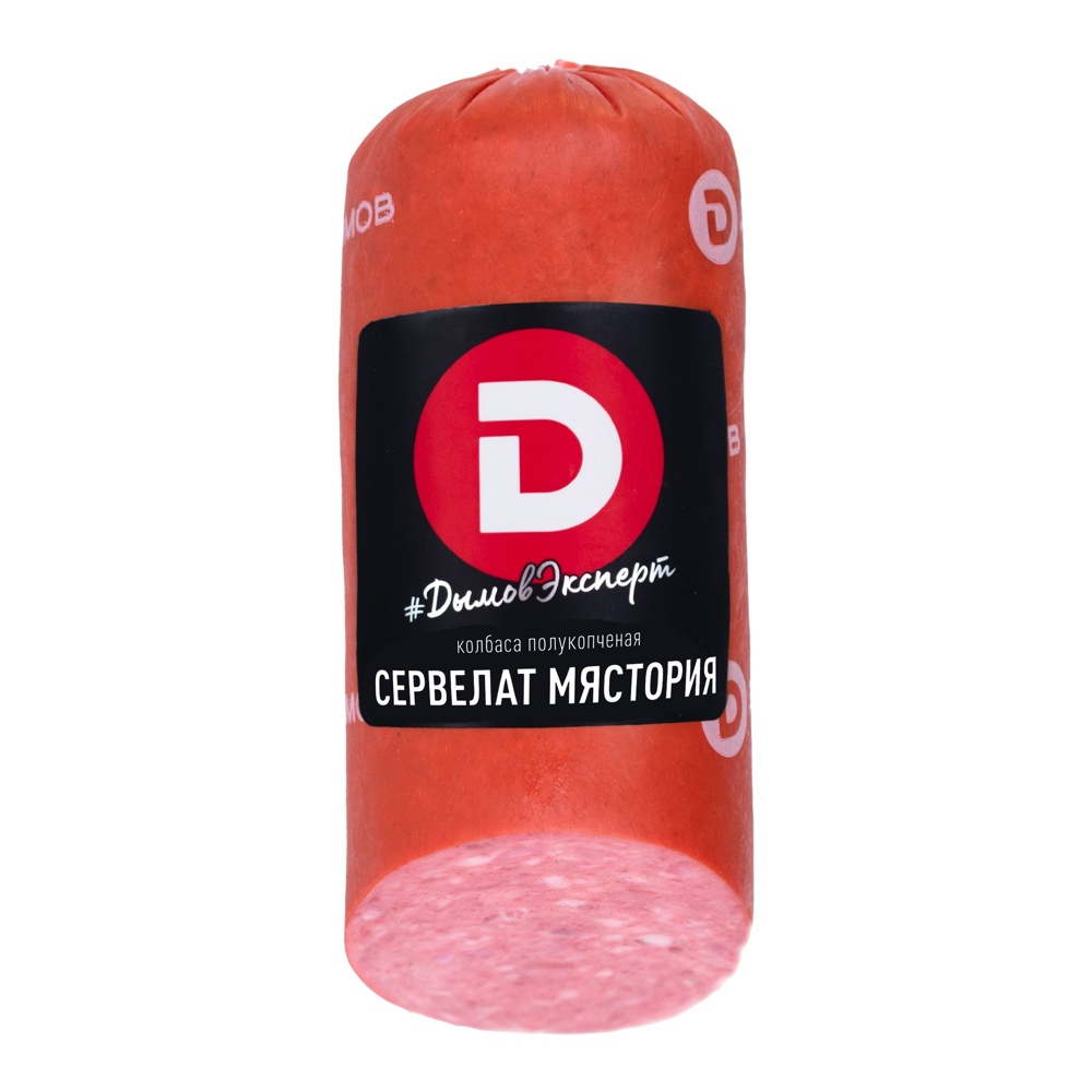 Сервелат Дымов Мястория п/к со срезом 330г в/у