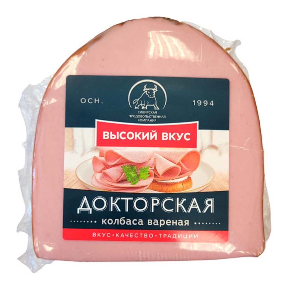 Колбаса Высокий вкус Докторская 350г в/у