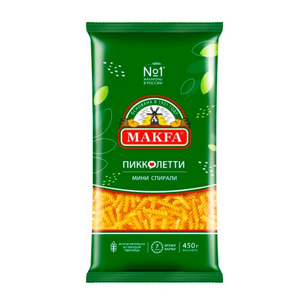 Мак изд Макфа Пикколетти Мини Спирали 450г