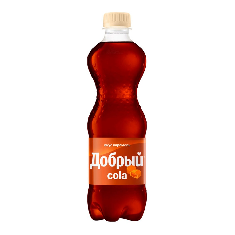Напиток газир Добрый Кола Карамель 0,5л пл/б