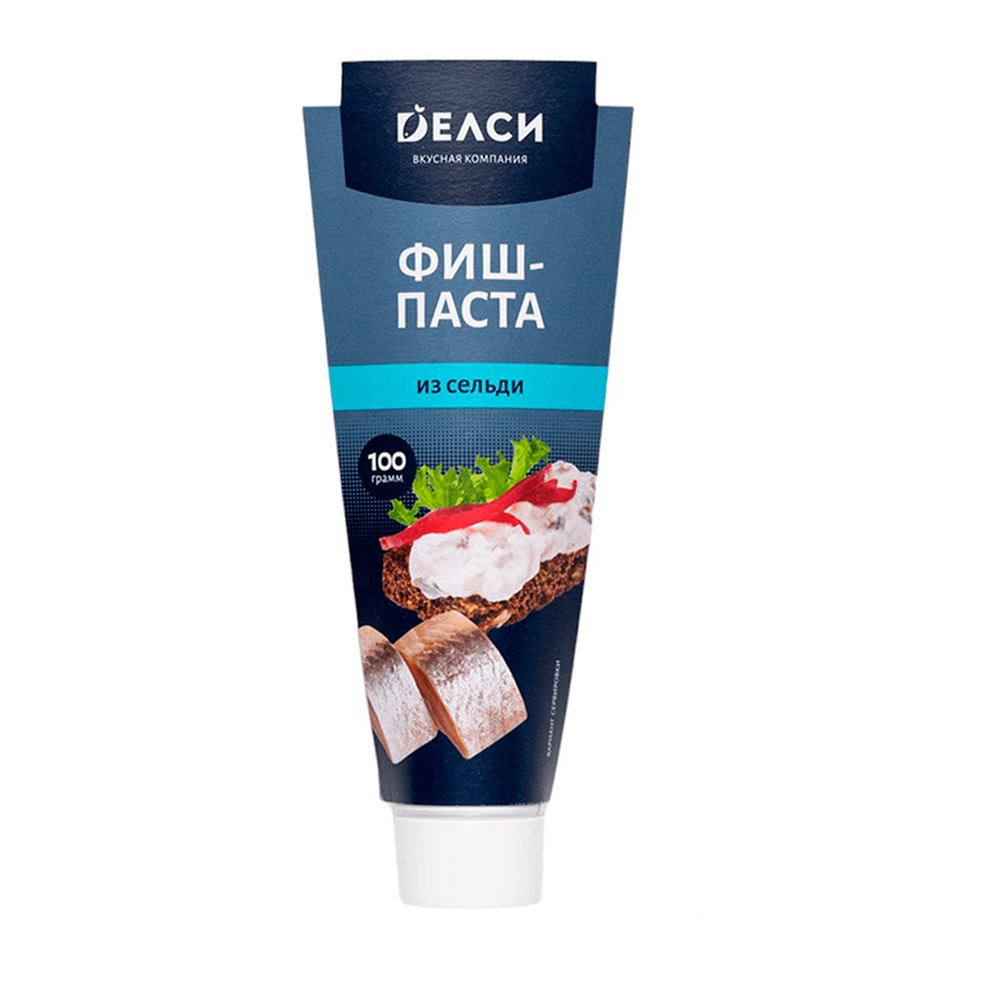 Фиш-паста Делси из сельди 100г туба