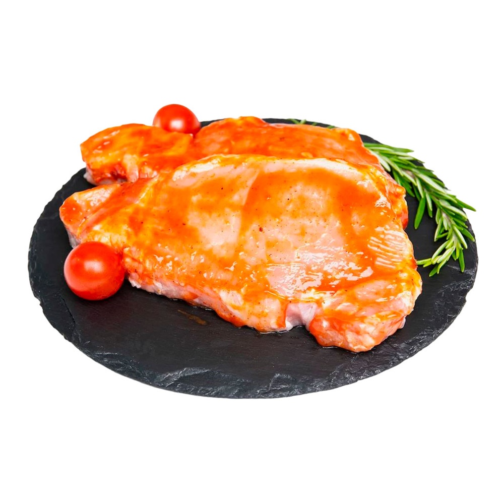 Эскалоп (карбонад) свиной Экстра в маринаде Классический охлажденный вес ЮхановМит