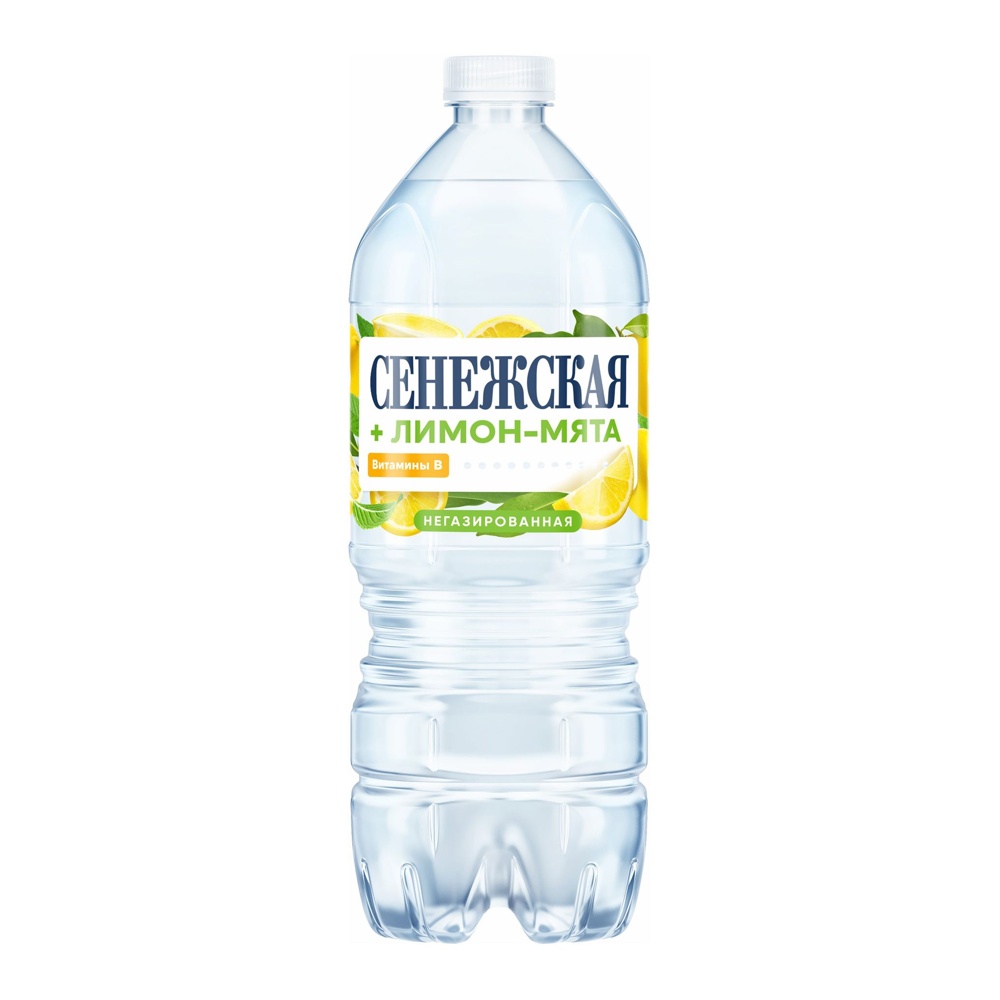 Напиток Сенежская Лимон-Мята негазированный 1л пл/б; 12