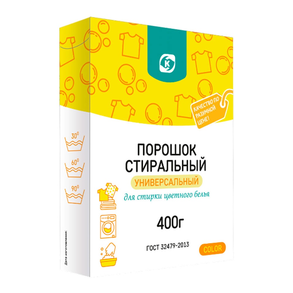 Порошок стир Командор Автомат 400г для цветного белья
