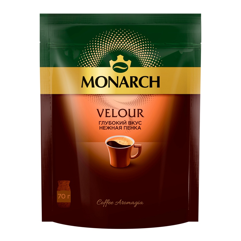 Кофе Монарх Велюр 70г м/у