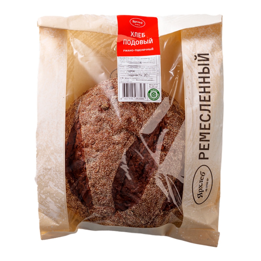 Хлеб подовый ржано-пшеничный Ремесленный 350г Ярхлеб