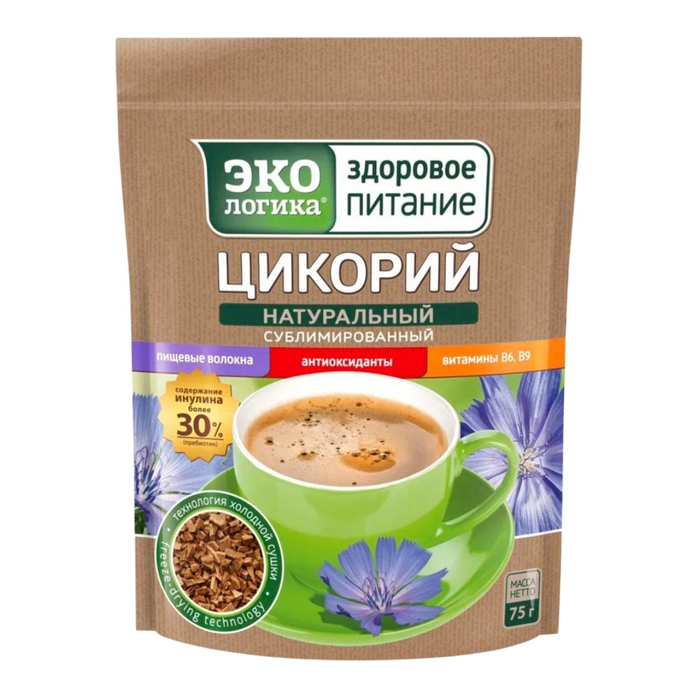 Цикорий растворимый Экологика 75г дой-пак