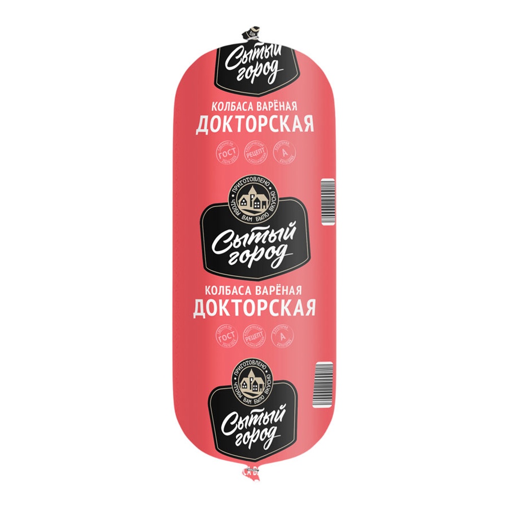 Колбаса Докторская ГОСТ 450г в п/а Сытый город