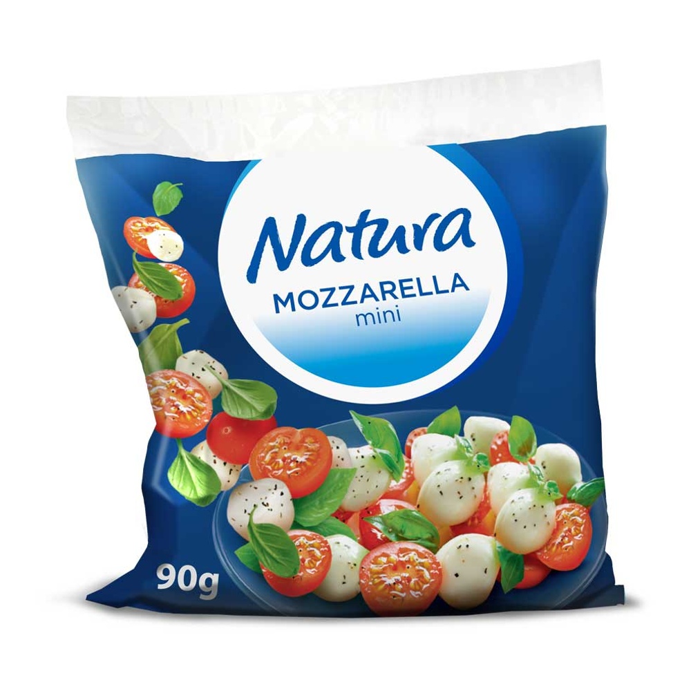 Сыр Моцарелла мини Натура 45% 90г (с рассолом 220г)