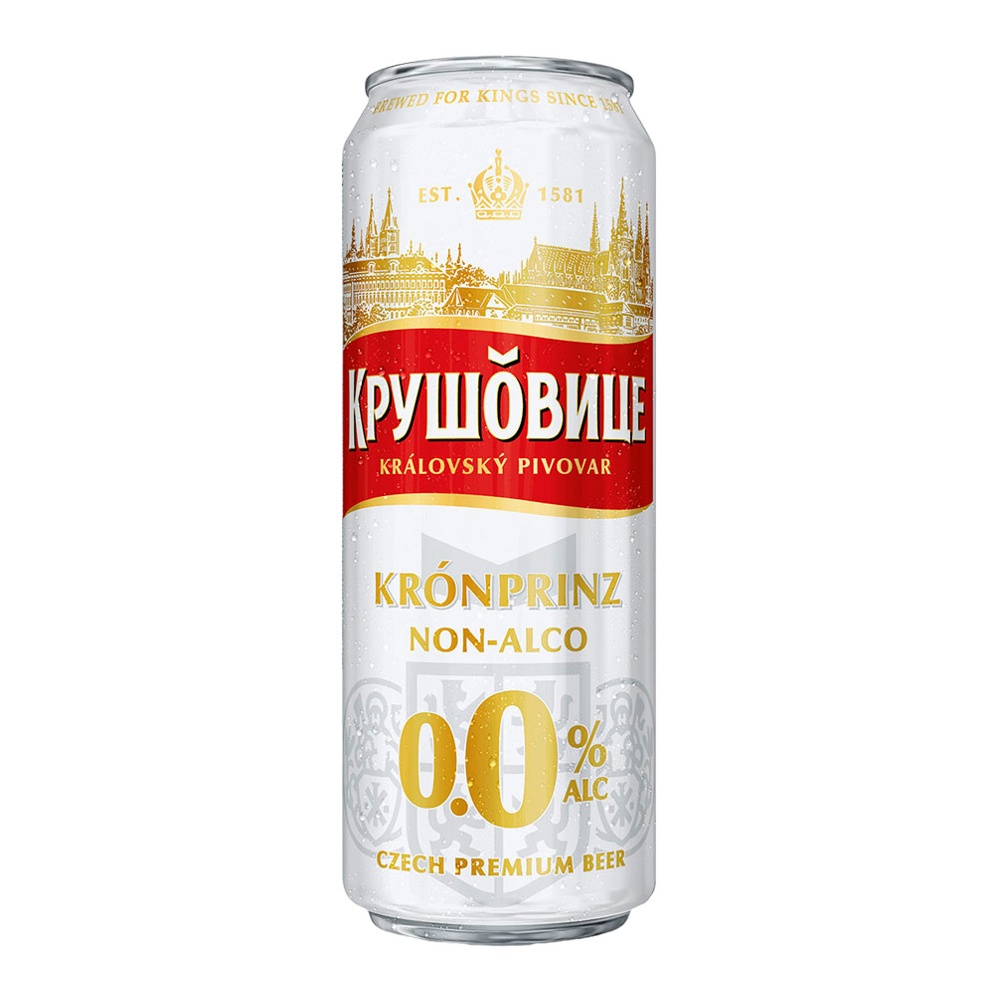 Напиток пивной Крушовице Нон-алко безалкогольный 0,3% 0,43л ж/б