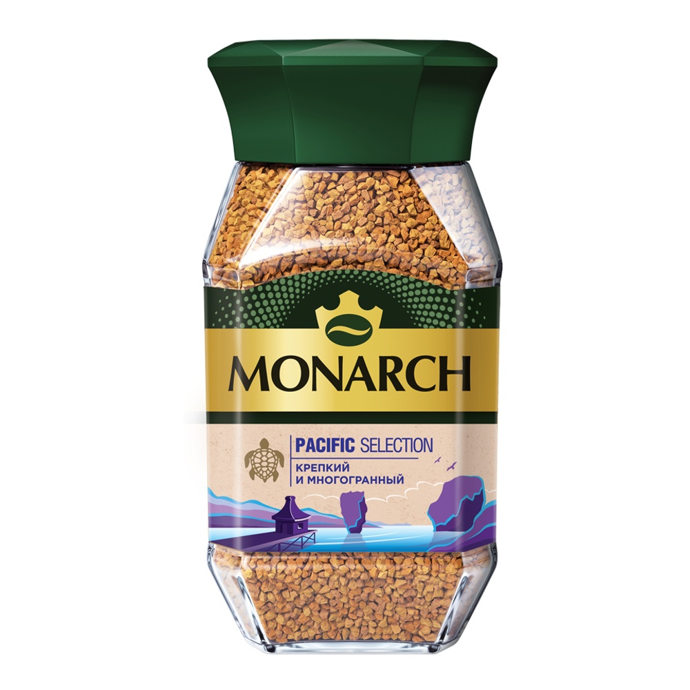 Кофе Монарх Пасифик Селекшен 90г ст/б