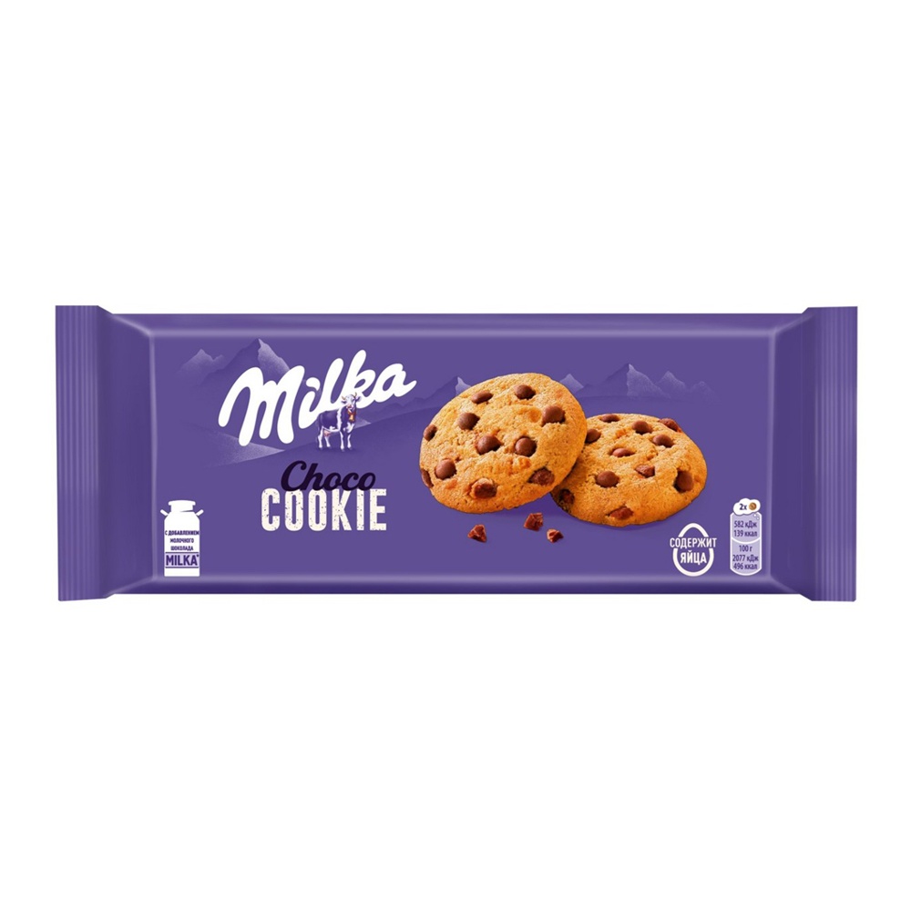 Печенье Милка с кусочками молочного шоколада 126г