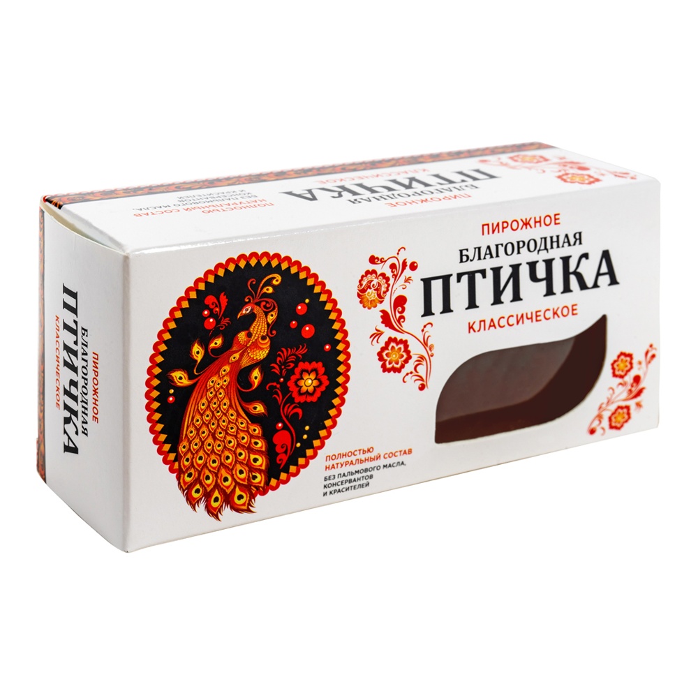 Пирожное суфлейное Птичка Прохорова 60г Кондитерская Прохорова