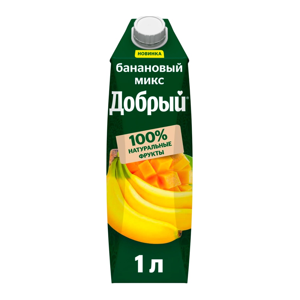 Напиток сокосодержащий Добрый 1л Банановый микс