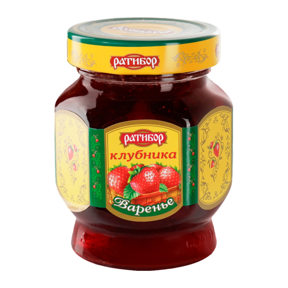 Варенье Ратибор Клубничное 360г ст/б