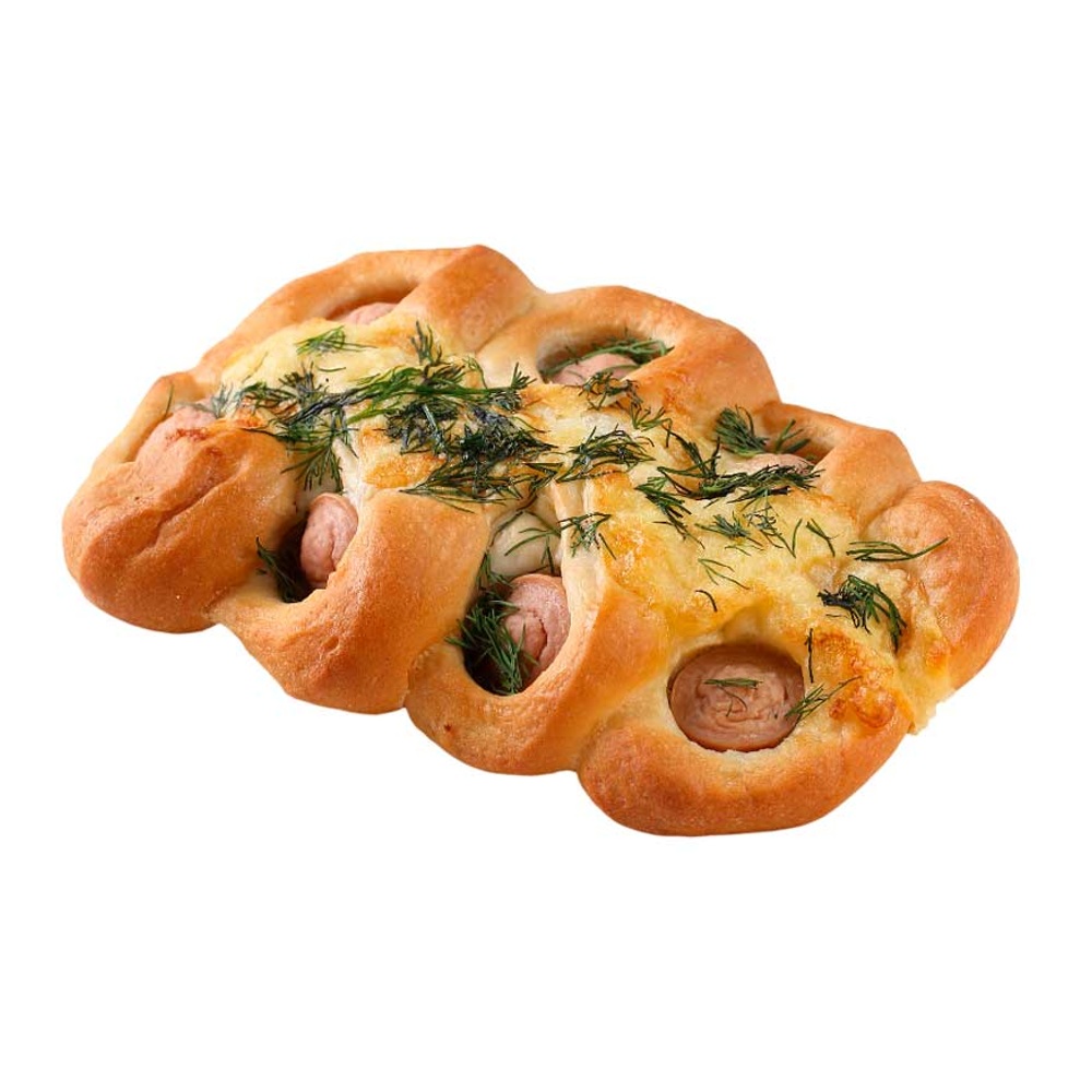 Сосиска в тесте с сыром 160г Командор (R)