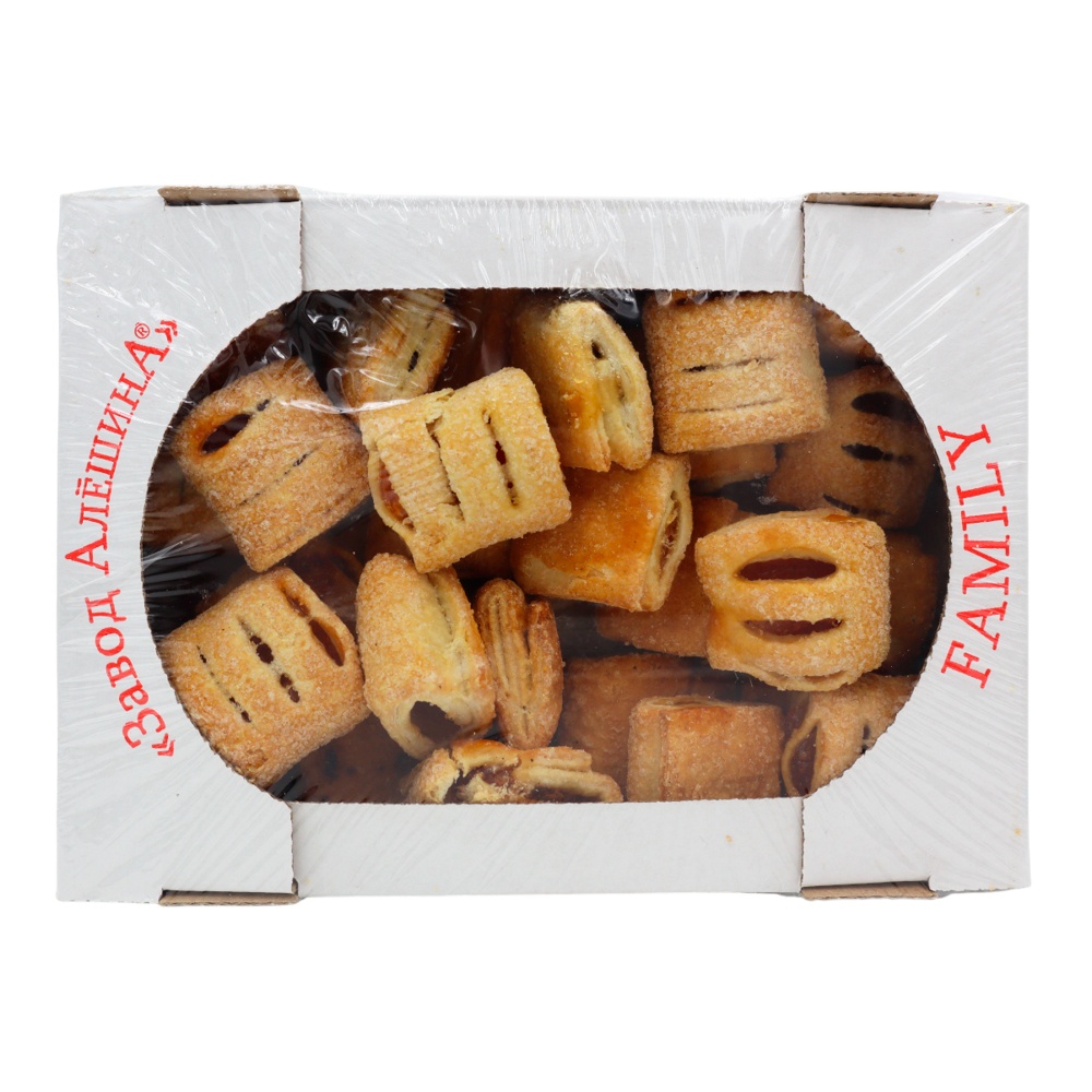 Слойка Завод Алешина Сельская на сливках с фруктовой начинкой Абрикос 350г