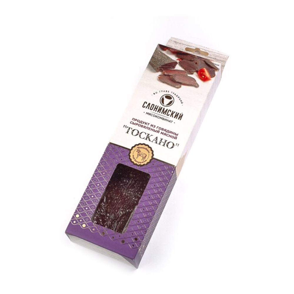 Продукт из говядины Тоскано с/в вес в/у Слонимский МК