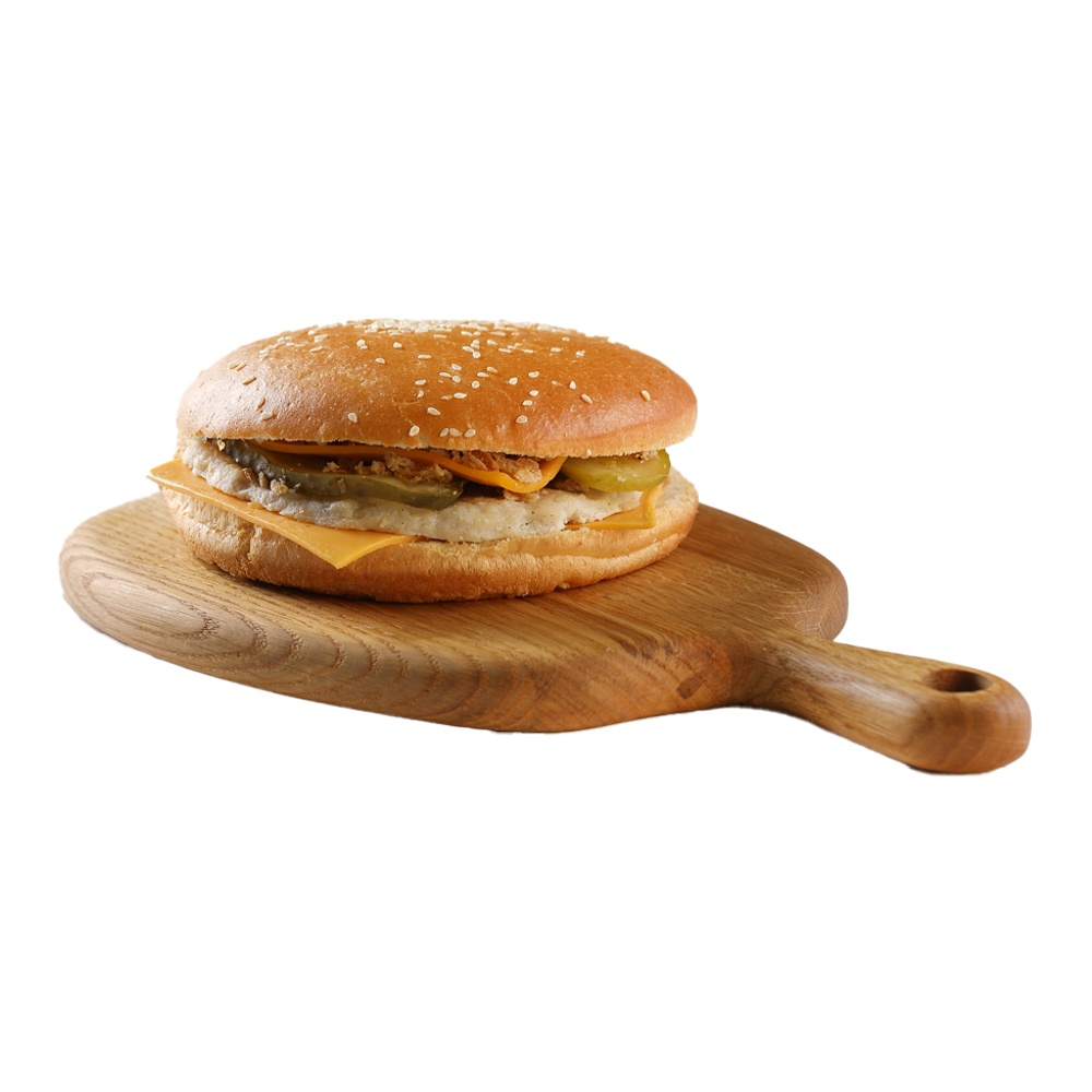 Бургер с куриной котлетой и соусом капрезе 240г пакет Командор (R)