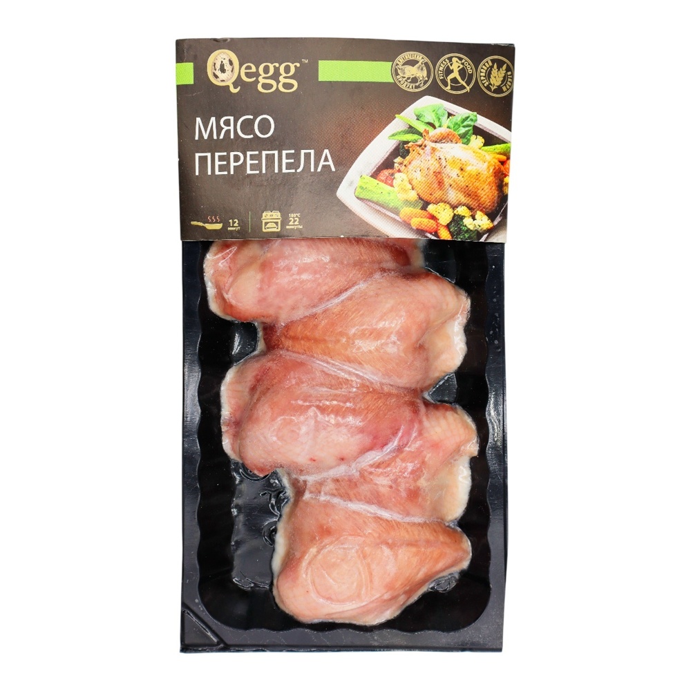 Грудка из мяса перепелов с/м 350г в/у Кьюэгг
