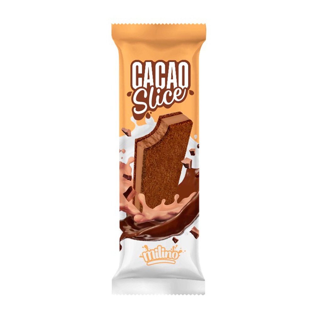 Пирожное бисквитное c молочным кремом Милино с какао 26г