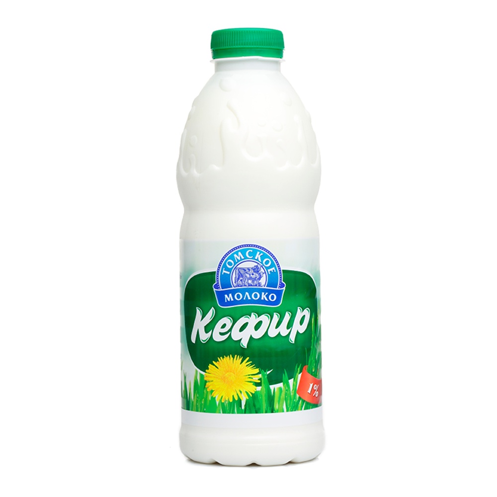 Кефир Томское молоко 1% 900г пл/б