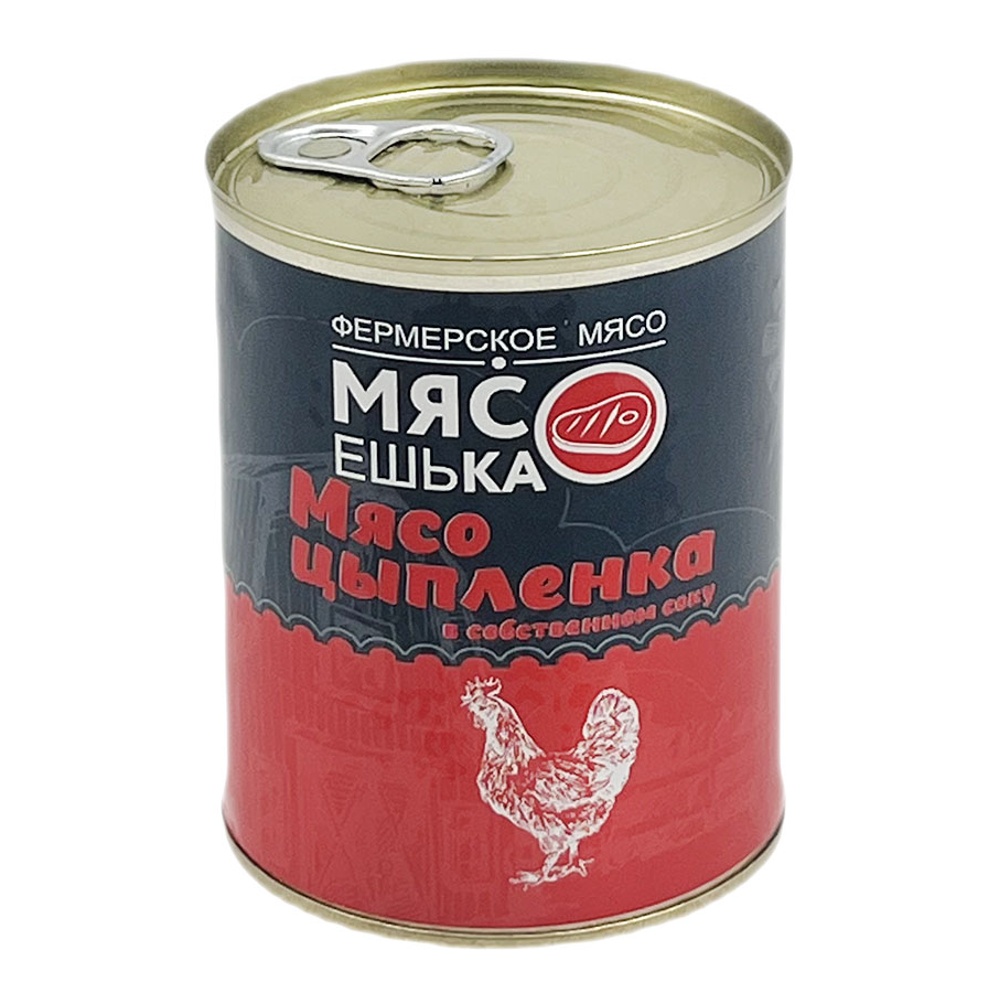 Мясо цыпленка Мясоешька в с/с 350г ж/б
