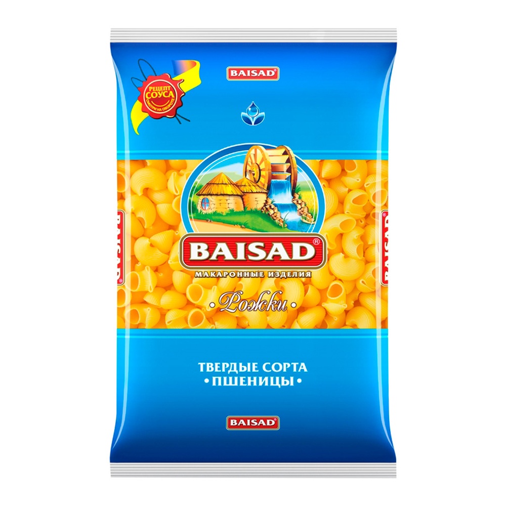 Мак изд Байсад Рожки 400г