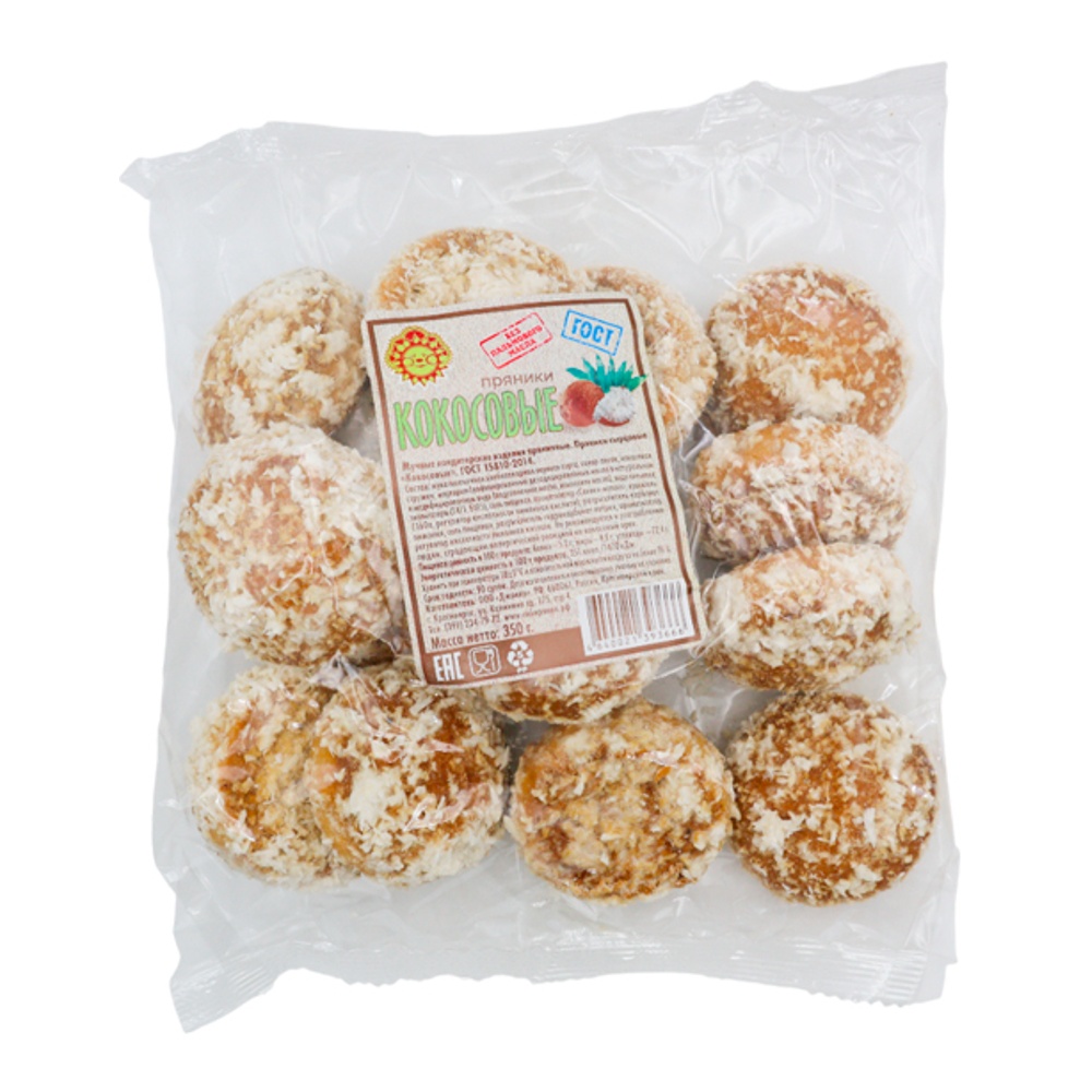 Пряники Джокер кокосовые 350г