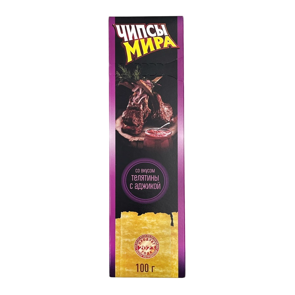 Чипсы Мира 100г Телятина-аджика