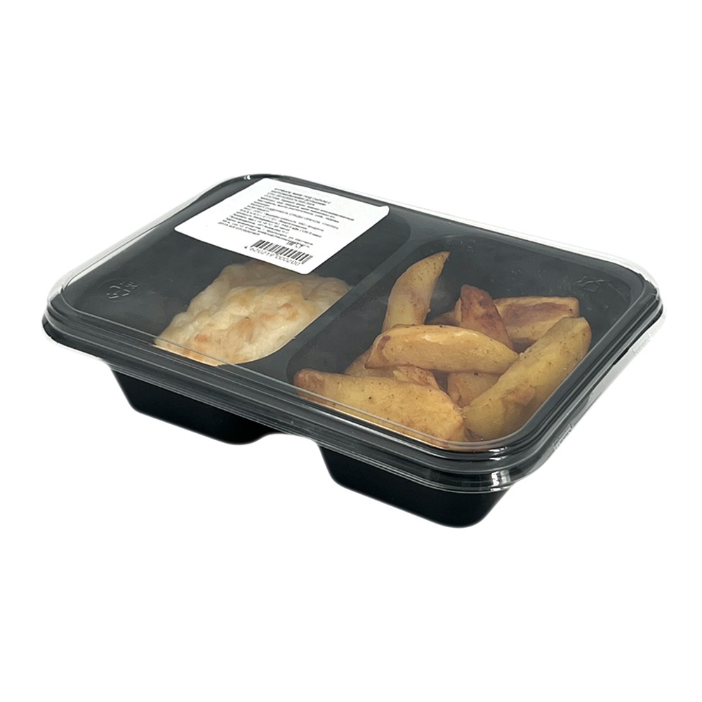 Куриное филе под сыром с картофельными дольками 270г ИП Ананьева